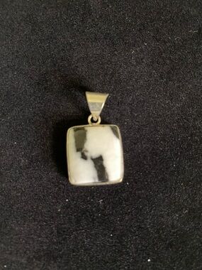 Zebra Jasper Pendant, without chain.